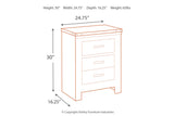 Trinell Brown Nightstand -  - Luna Furniture