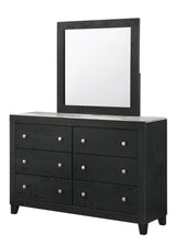 Cadence Black LED Panel Bedroom Set