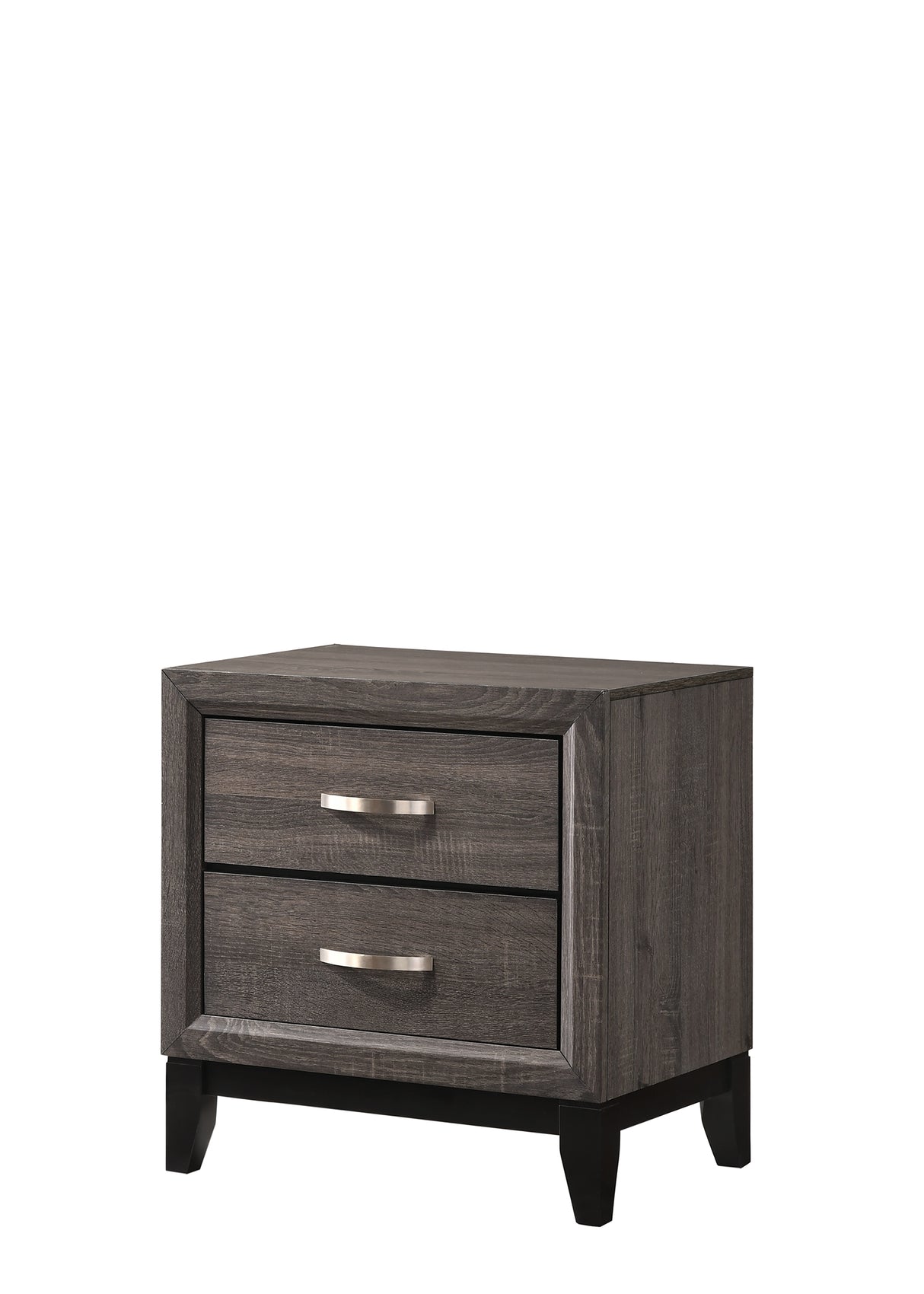 Akerson Gray Nightstand - Luna Furniture