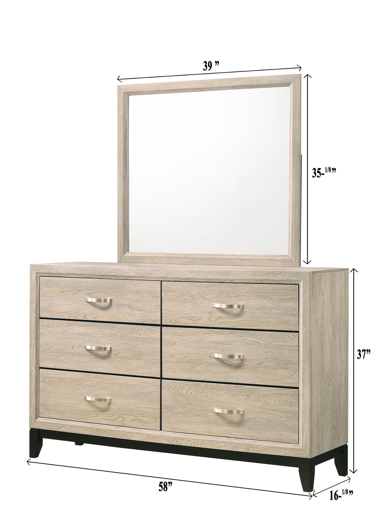 Akerson Driftwood Panel Bedroom Set - Luna Furniture