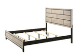 Akerson Driftwood King Panel Bed - Luna Furniture