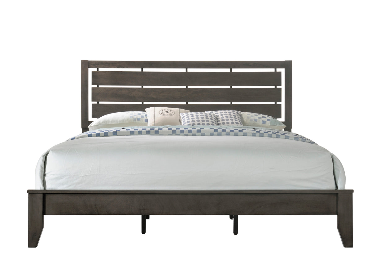 Evan Gray Panel Bedroom Set