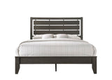 Evan Gray Queen Panel Bed