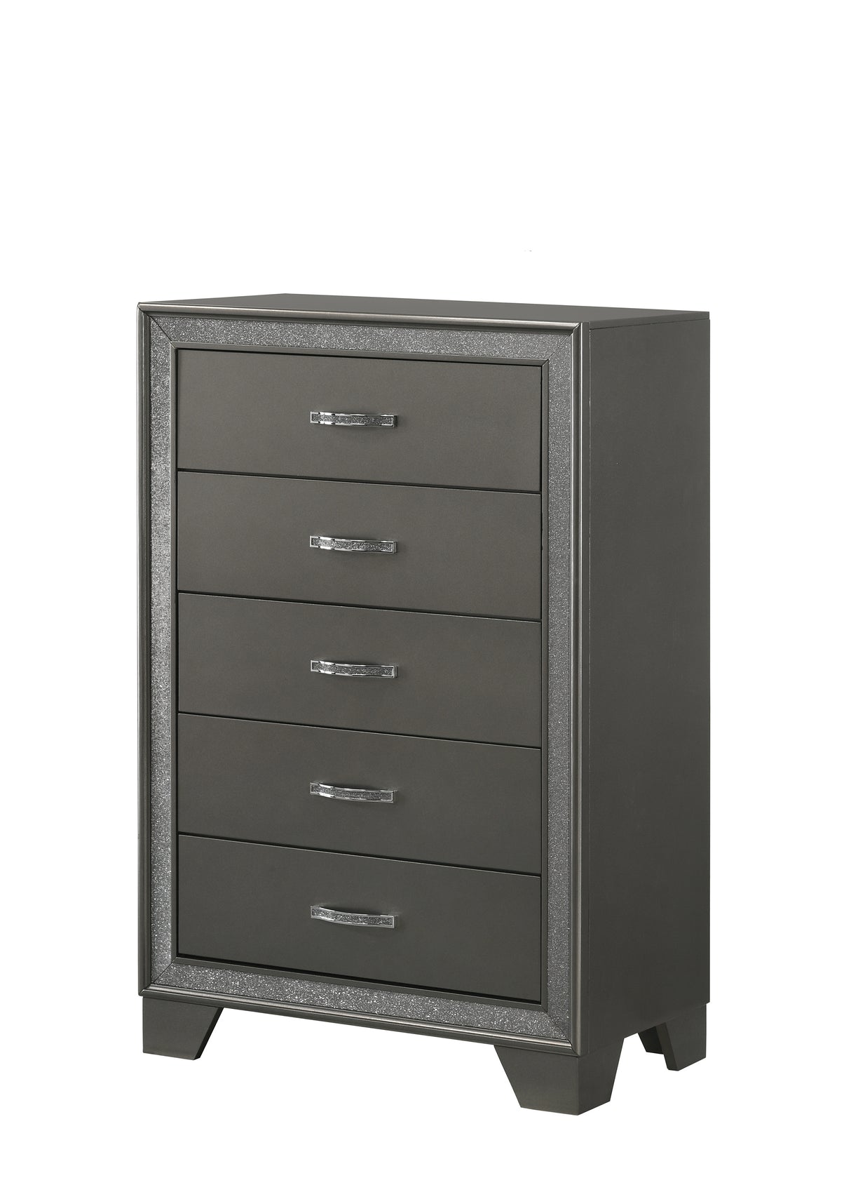 Kaia Gray Panel Bedroom Set -  Crown Mark - Luna Furniture