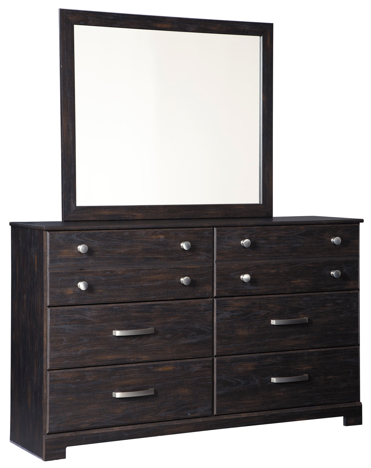 Reylow Dark Brown Bedroom Mirror