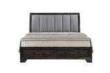 Jaymes Gray Storage Platform Bedroom Set