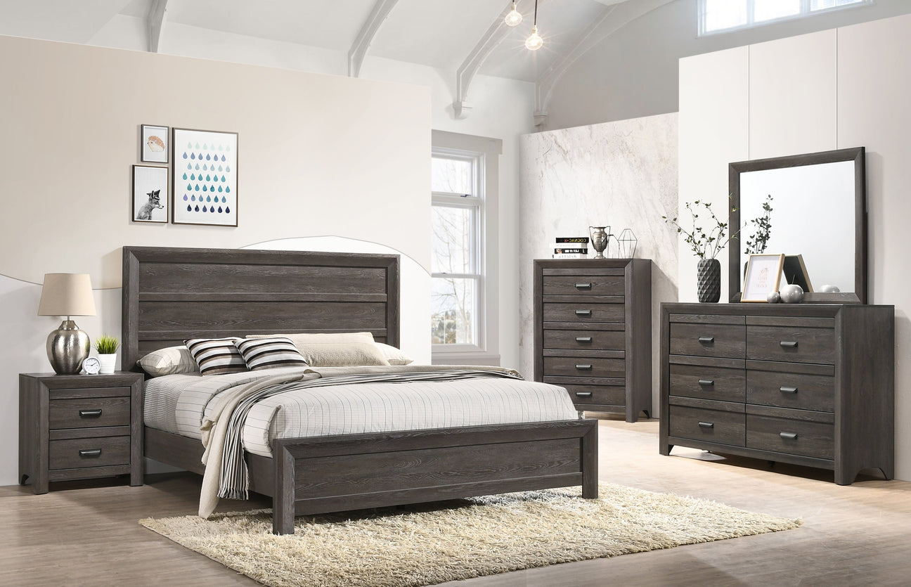 Adelaide Brown Panel Bedroom Set from Crown Mark - Luna Furniture