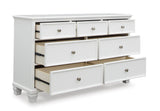 Fortman White Panel Bedroom Set -  Ashley - Luna Furniture