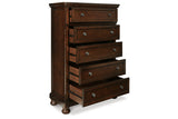 Porter Rustic Brown Chest of Drawers -  Ashley - Luna Furniture