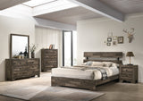 Atticus Brown Twin Platform Bed - Luna Furniture