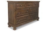 Flynnter Medium Brown Dresser from Ashley - Luna Furniture