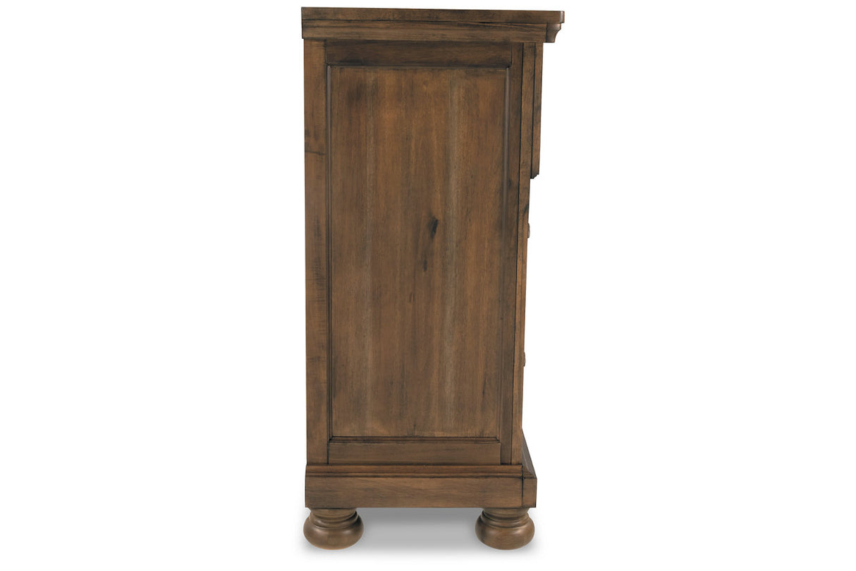 Flynnter Medium Brown Dresser from Ashley - Luna Furniture