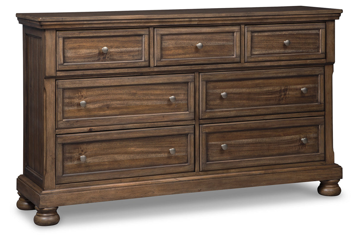 Flynnter Medium Brown Dresser from Ashley - Luna Furniture