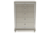 Chevanna Platinum Chest of Drawers -  - Luna Furniture