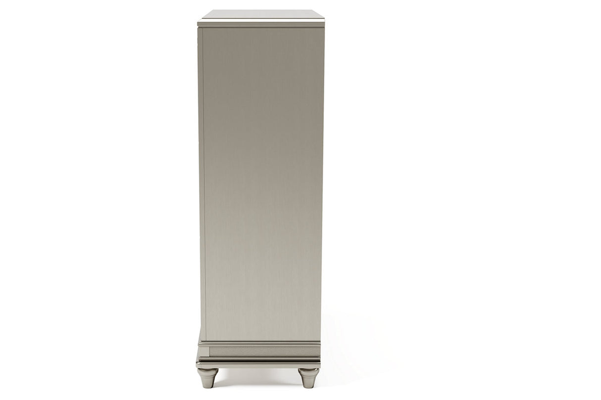 Chevanna Platinum Chest of Drawers -  - Luna Furniture