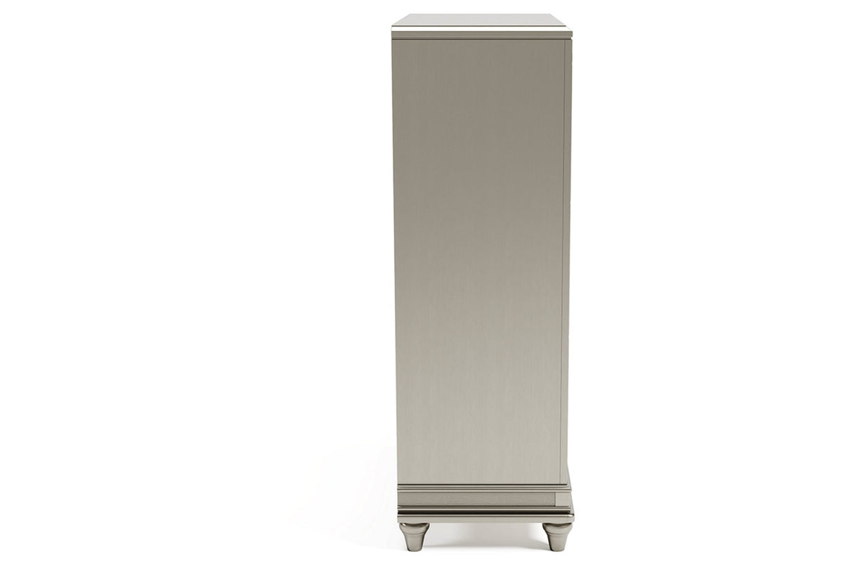 Chevanna Platinum Chest of Drawers -  - Luna Furniture