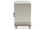 Chevanna Platinum Nightstand -  - Luna Furniture