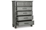 Russelyn Gray Chest of Drawers from Ashley - Luna Furniture