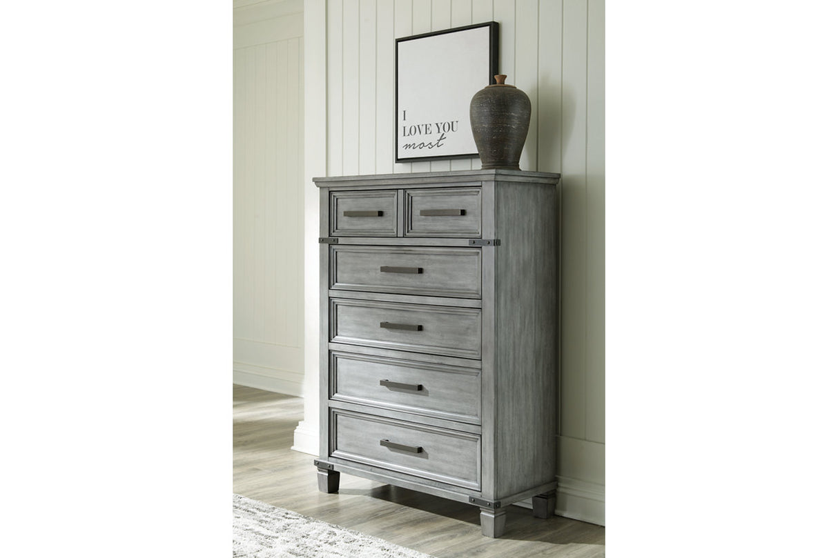 Russelyn Gray Chest of Drawers from Ashley - Luna Furniture