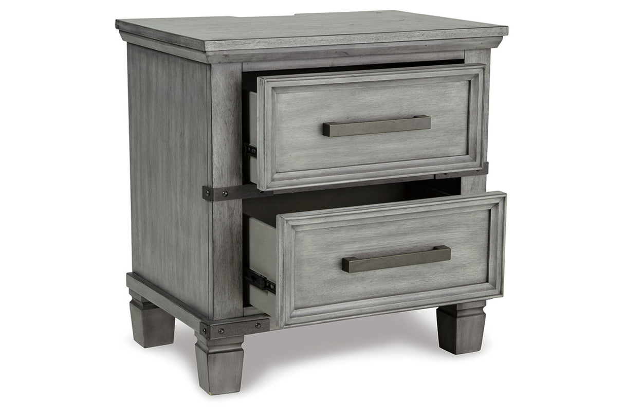 Russelyn Gray Nightstand from Ashley - Luna Furniture