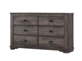 Coralee Gray Sleigh Bedroom Set