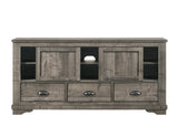 Coralee Gray 63" TV Stand -  Crown Mark - Luna Furniture