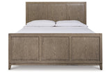 Chrestner Gray King Panel Bed -  Ashley - Luna Furniture