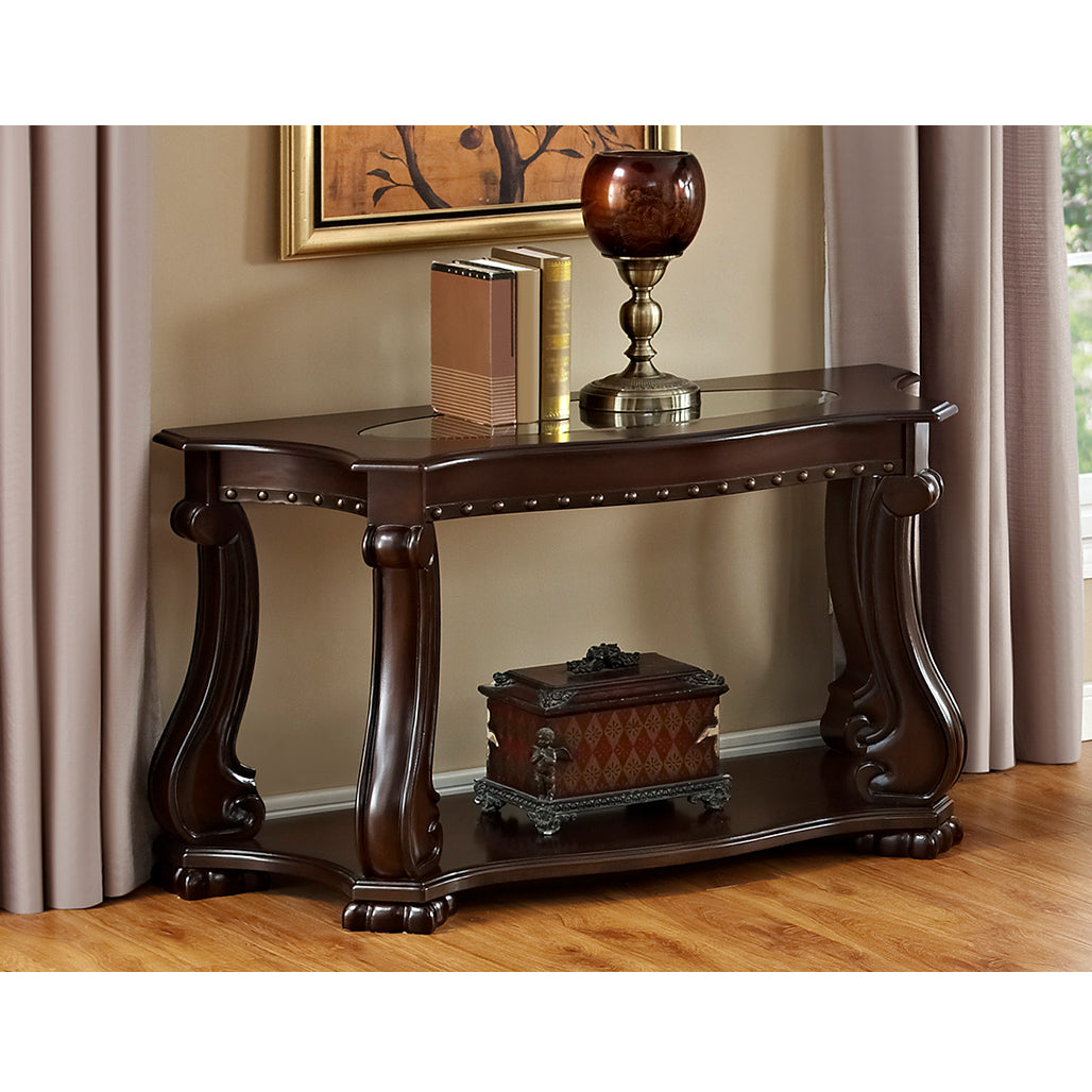 Madison Brown Console Table from Crown Mark - Luna Furniture