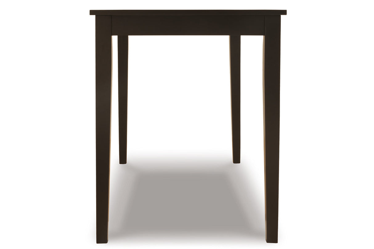 Kimonte Dark Brown Dining Table -  - Luna Furniture