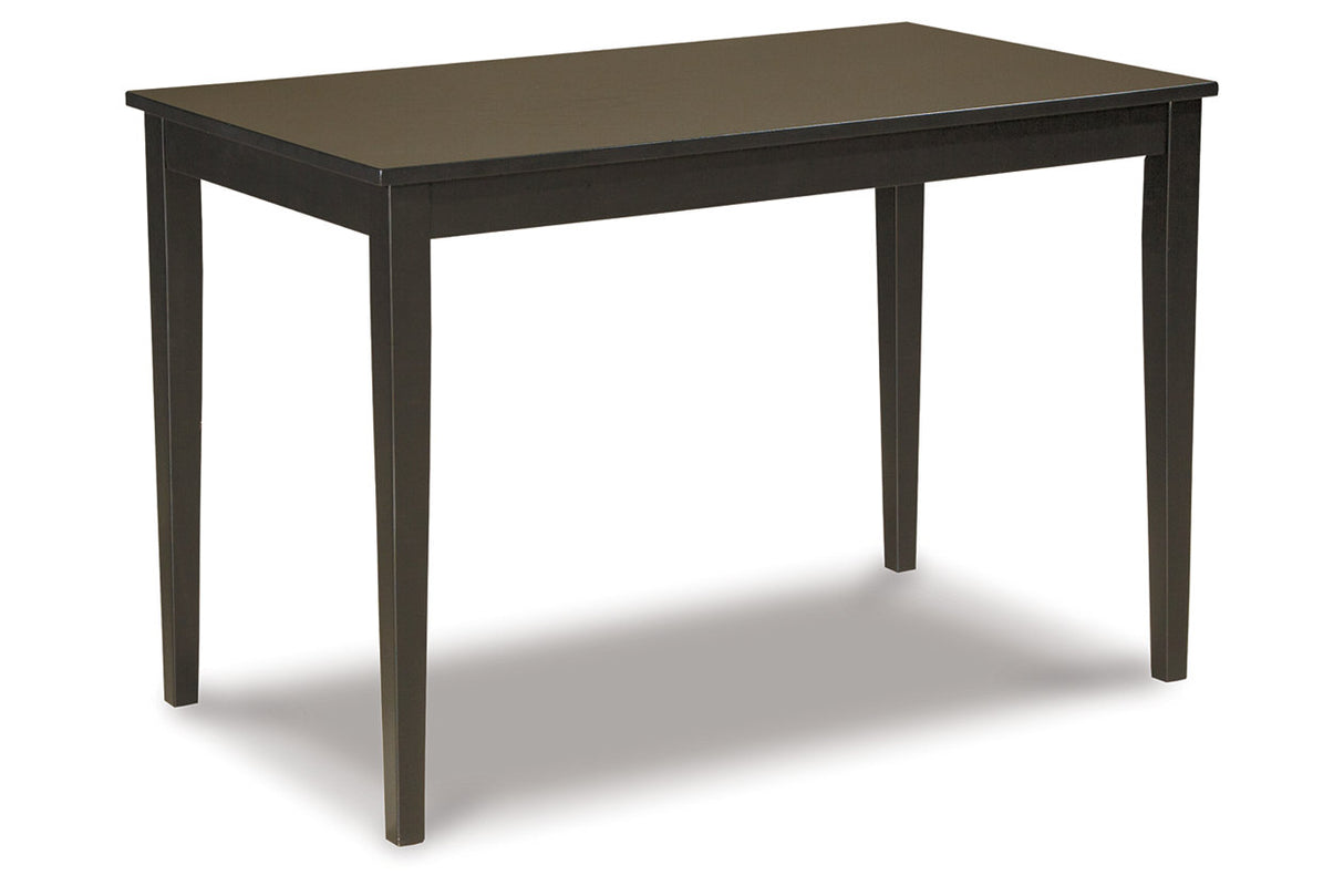 Kimonte Dark Brown Dining Table -  - Luna Furniture