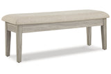 Parellen Beige/Gray 48" Bench -  Ashley - Luna Furniture