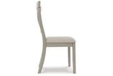 Parellen Gray Dining Chair, Set of 2 -  Ashley - Luna Furniture