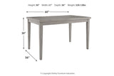 Parellen Gray Dining Table -  - Luna Furniture