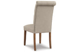 Harvina Beige Dining Chair, Set of 2 -  Ashley - Luna Furniture