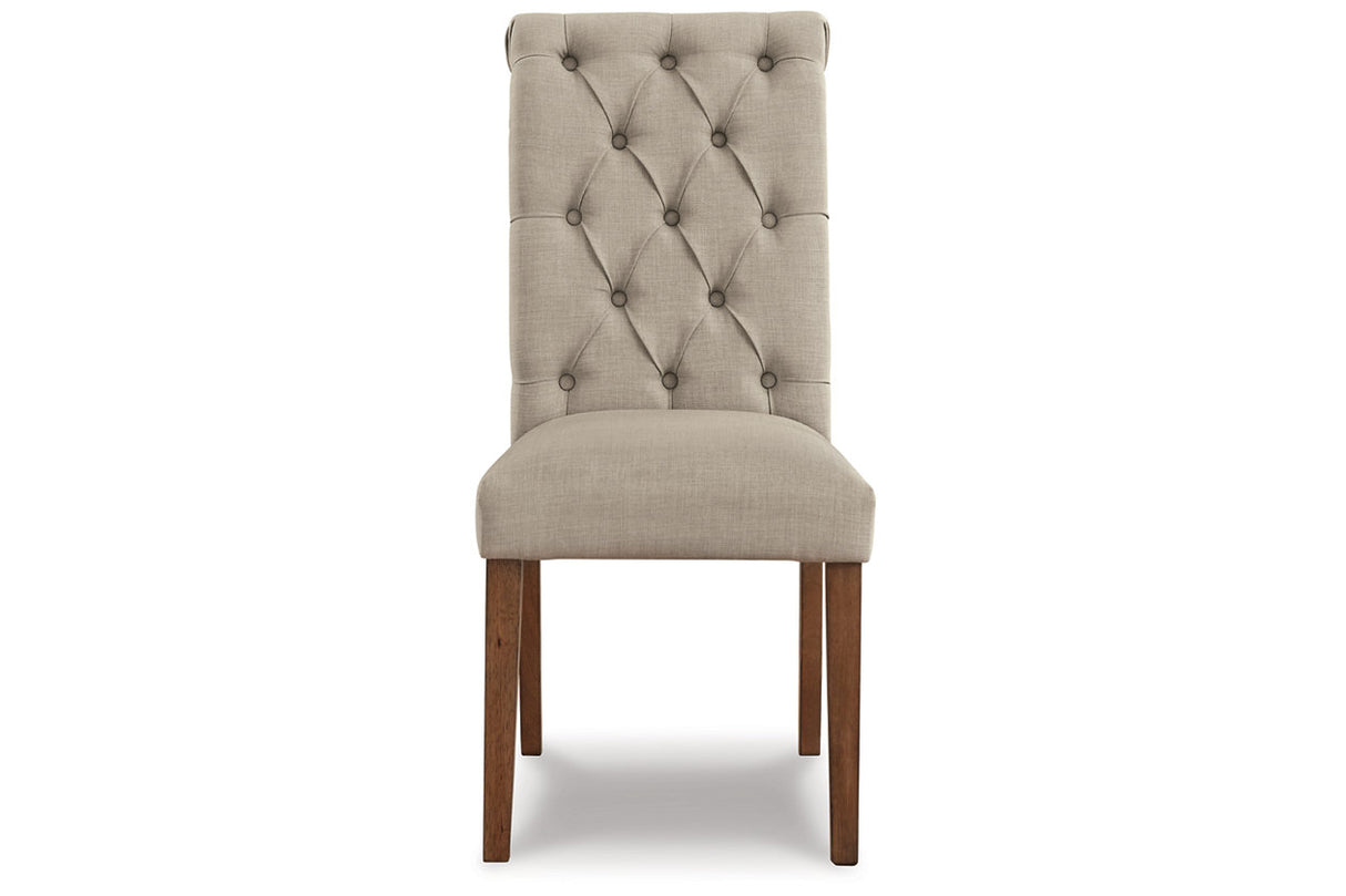 Harvina Beige Dining Chair, Set of 2 -  Ashley - Luna Furniture