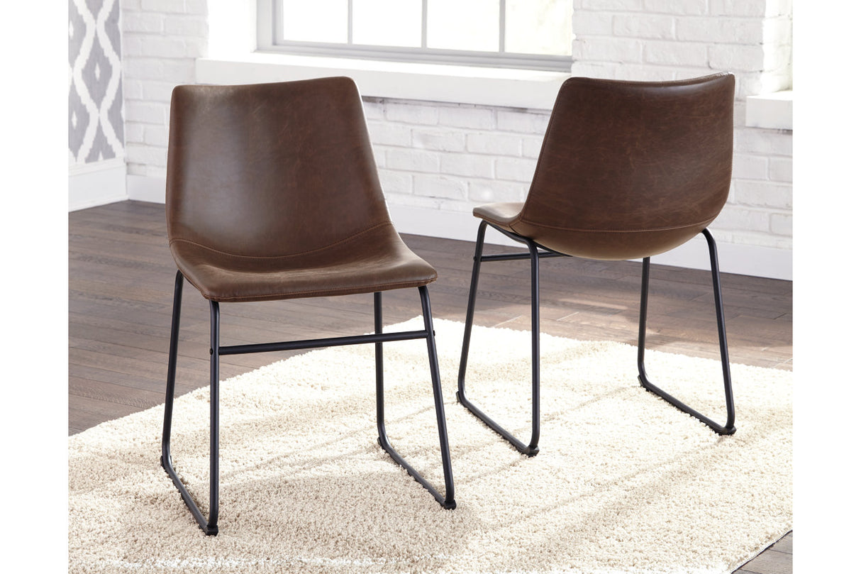 Centiar Brown Dining Chair, Set of 2 from Ashley - Luna Furniture