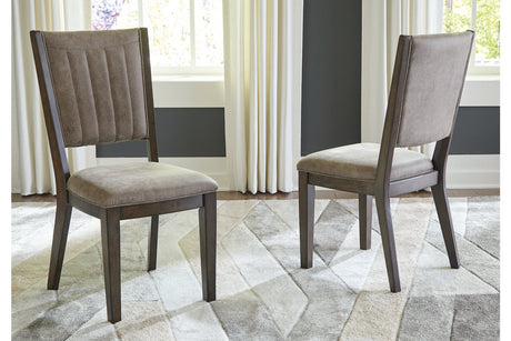 Wittland Dark Brown Dining Chair, Set of 2 -  Ashley - Luna Furniture