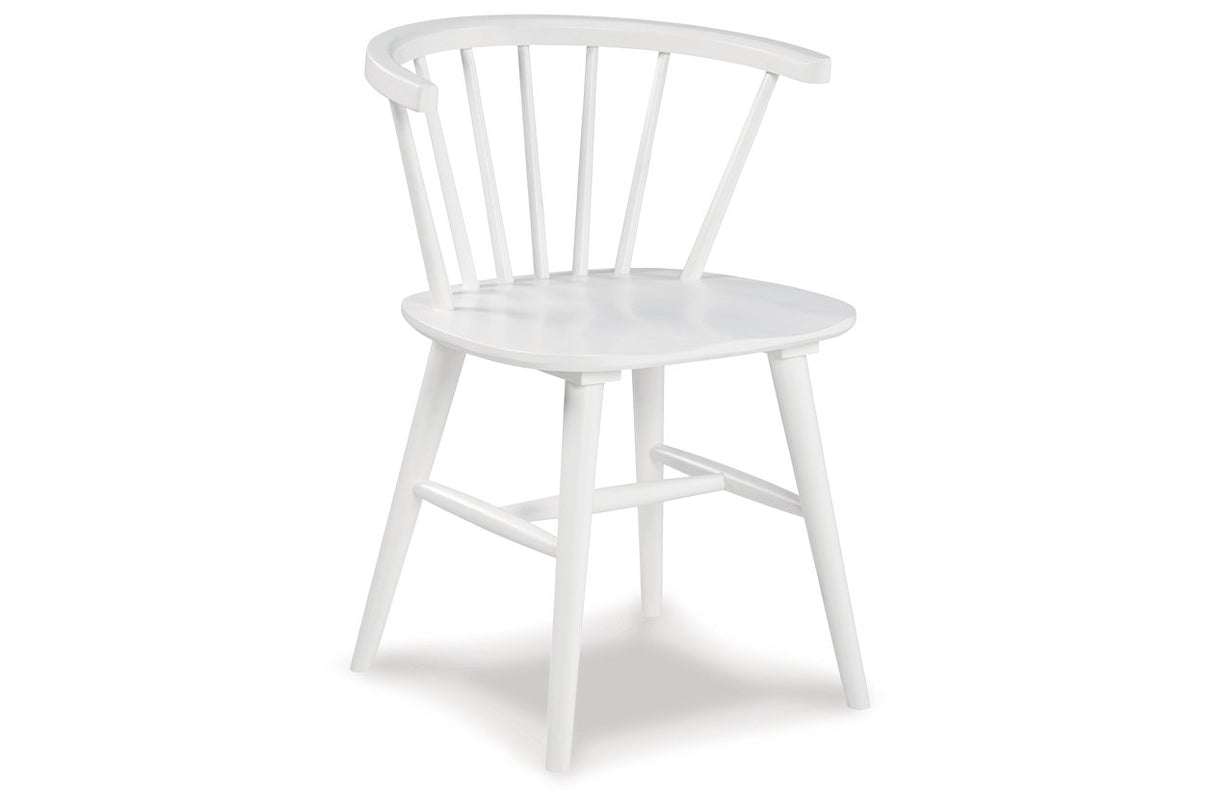 Grannen White Dining Chair, Set of 2 from Ashley - Luna Furniture