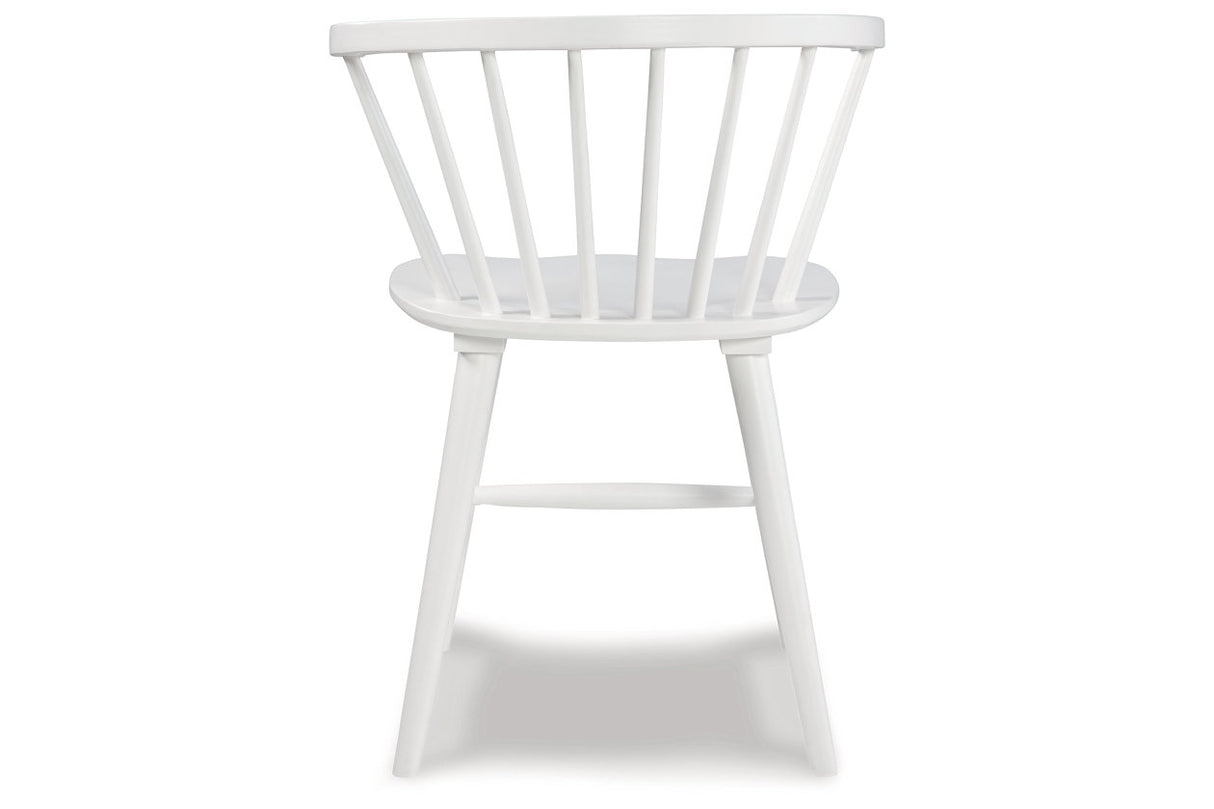 Grannen White Dining Chair, Set of 2 from Ashley - Luna Furniture