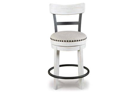 Valebeck White Counter Height Barstool -  - Luna Furniture