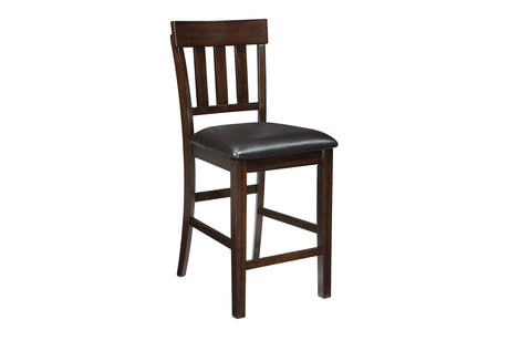 Haddigan Dark Brown Counter Height Barstool, Set of 2 -  Ashley - Luna Furniture