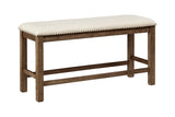 Moriville Beige Counter Height Bench -  - Luna Furniture