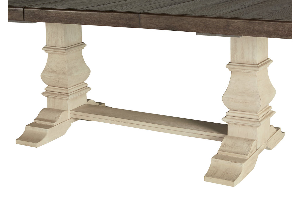 Bolanburg Antique White Extention Dining Table -  Ashley - Luna Furniture