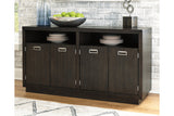 Hyndell Dark Brown Dining Server -  - Luna Furniture