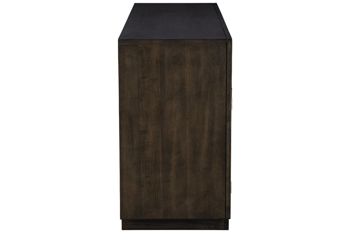 Hyndell Dark Brown Dining Server -  - Luna Furniture