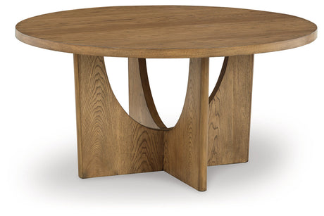 Dakmore Brown Dining Table -  Ashley - Luna Furniture