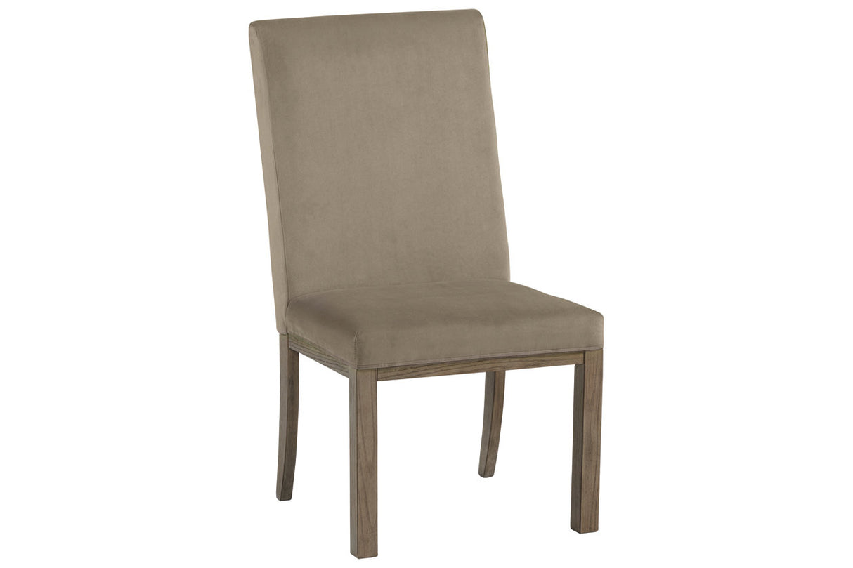 Chrestner Gray Dining Chair, Set of 2 from Ashley - Luna Furniture