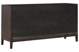 Burkhaus Dark Brown Dining Server -  Ashley - Luna Furniture