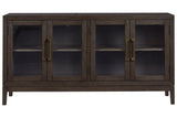 Burkhaus Dark Brown Dining Server -  Ashley - Luna Furniture