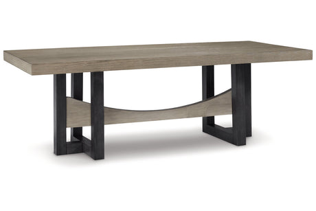 Foyland Black/Brown Dining Table -  Ashley - Luna Furniture